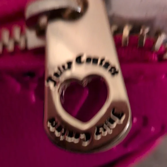 Nwt Juicy Couture Hot Pink Shoulder Bag with Gold Chain - Picture 16 of 16